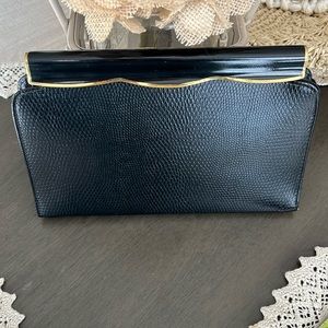 Vintage Verdi black clutch.